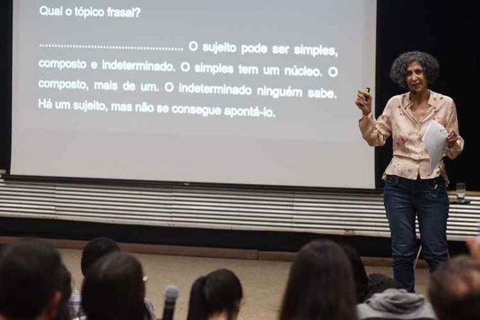 Professora Dad ministra oficina no fim de setembro(foto: Ed Alves/CB/D.A Press) Professora Dad ministra oficina no fim de setembro(foto: Ed Alves/CB/D.A Press)