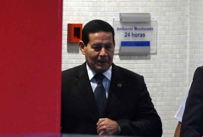 O vice-presidente Hamilton Mourão(foto: Ed Alves/CB/D.A Press) O vice-presidente Hamilton Mourão(foto: Ed Alves/CB/D.A Press)
