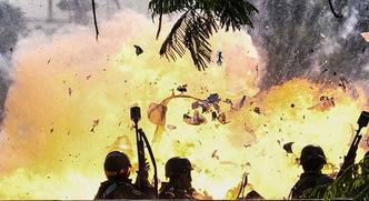 Membros da Guarda Nacional nos protestos em Caracas (foto: AFP / Carlos Becerra - 11/7/2017) Membros da Guarda Nacional nos protestos em Caracas (foto: AFP / Carlos Becerra - 11/7/2017)