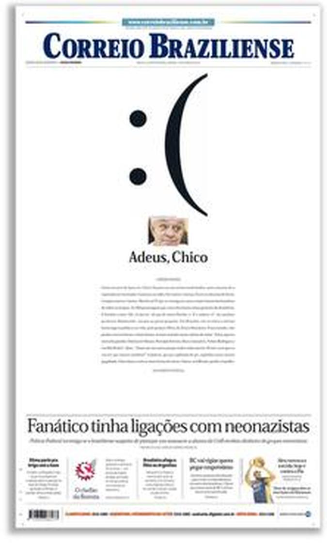 (foto: Capa Adeus, Chico) (foto: Capa Adeus, Chico)