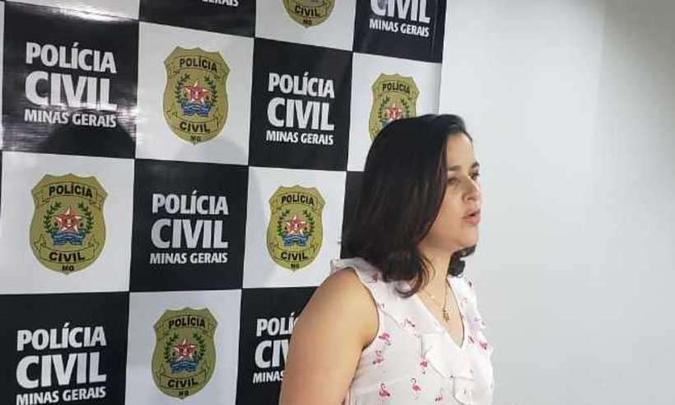 Delegada responsável pelo caso detalha crime em coletiva de imprensa(foto: Larissa Ricci/EM/D.A. Press) Delegada responsável pelo caso detalha crime em coletiva de imprensa(foto: Larissa Ricci/EM/D.A. Press)