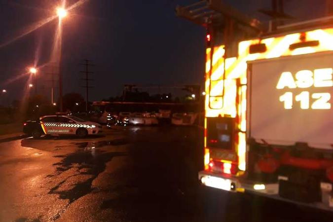 Ainda não se sabe detalhes sobre o incêndio no ônibus(foto: Divulgação/CBMDF) Ainda não se sabe detalhes sobre o incêndio no ônibus(foto: Divulgação/CBMDF)