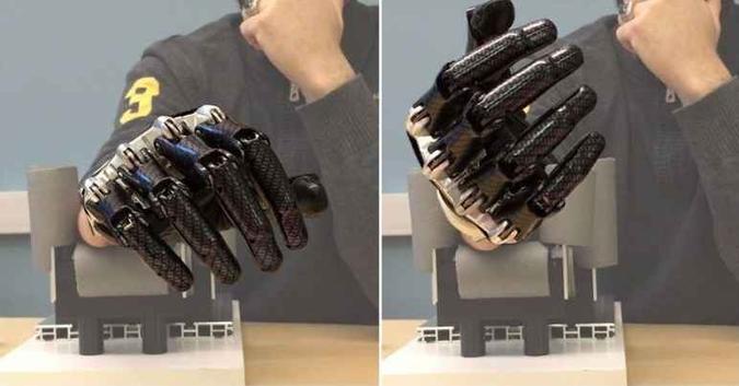 O dispositivo faz a interface entre implantes colocado no antebraço e a prótese: agilidade ao girar o pulso(foto: Biomechatronics and Neurorehabilitation Laboratory/Chalmers University of Technology) O dispositivo faz a interface entre implantes colocado no antebraço e a prótese: agilidade ao girar o pulso(foto: Biomechatronics and Neurorehabilitation Laboratory/Chalmers University of Technology)