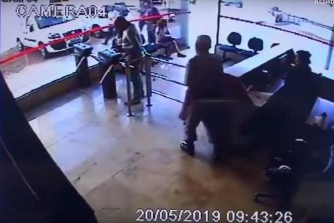 (foto: Câmera de Segurança/Reprodução) (foto: Câmera de Segurança/Reprodução)