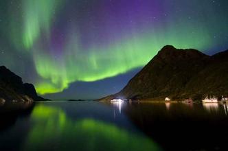 Aurora boreal em Tromso, Noruega(foto: Ystein Lunde/Divulgação) Aurora boreal em Tromso, Noruega(foto: Ystein Lunde/Divulgação)