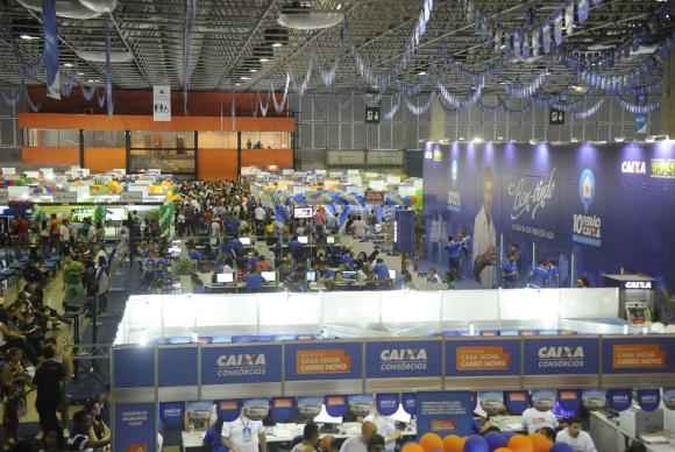 A 10ª edição do Feirão Caixa da Casa Própria ocorreu por três dias no Riocentro(foto: Fernando Frazão/Agência Brasil) A 10ª edição do Feirão Caixa da Casa Própria ocorreu por três dias no Riocentro(foto: Fernando Frazão/Agência Brasil)