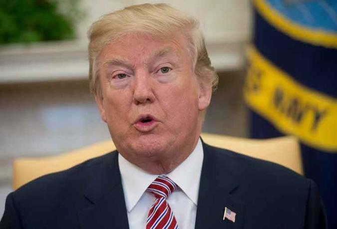 O presidente dos Estados Unidos, Donald Trump(foto: Saul Loeb / AFP ) O presidente dos Estados Unidos, Donald Trump(foto: Saul Loeb / AFP )