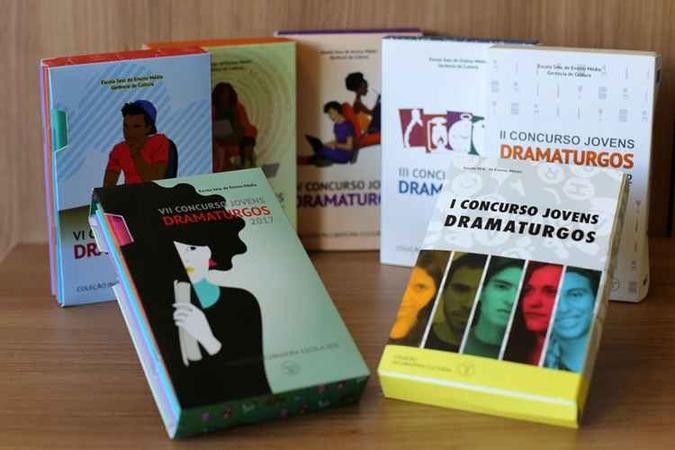 Livros publicados anteriormente com obras de ganhadores do concurso(foto: Reprodução/Escola Sesc) Livros publicados anteriormente com obras de ganhadores do concurso(foto: Reprodução/Escola Sesc)