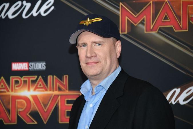 Kevin Feige, da Marvel, chega ao evento para falar sobre o futuro dos heróis do estúdio(foto: ROBYN BECK) Kevin Feige, da Marvel, chega ao evento para falar sobre o futuro dos heróis do estúdio(foto: ROBYN BECK)