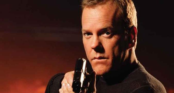 Sutherland interpretou Jack Bauer por oito temporadas(foto: FOX/Divulgação) Sutherland interpretou Jack Bauer por oito temporadas(foto: FOX/Divulgação)